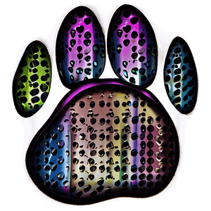 Single Paw Print PNG 50 PNG image with transparent background