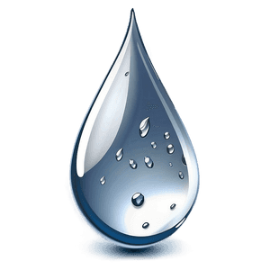 Single Raindrop PNG wxk50 PNG