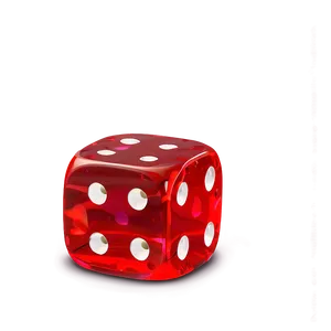 Single Red Dice Png Dbs51 PNG Image