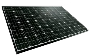 Single Solar Panel Isolated PNG Image