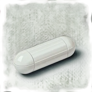 Single White Capsule Png 8 PNG Image