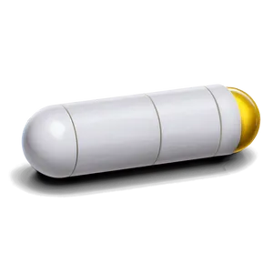 Single White Capsule Png Iqw PNG Image