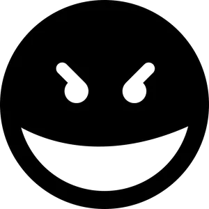 Sinister Smiley Face PNG Image