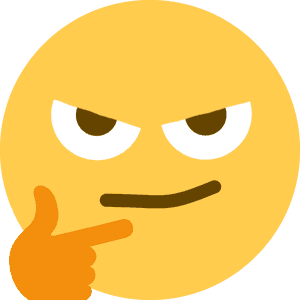 Sinisterthink Discord Emoji - Thinking Emoji For Discord PNG image with transparent background