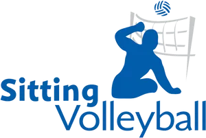 Sitting Volleyball Logo PNG Image