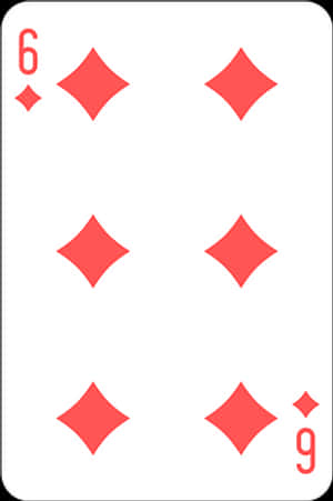 Six_of_ Diamonds_ Playing_ Card PNG image with transparent background