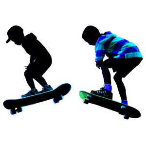 Skateboarding Silhouette PNG 35 PNG with transparent background
