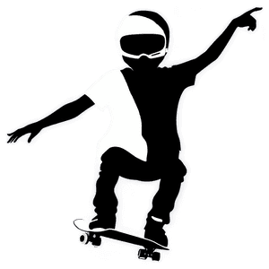 Skateboarding Silhouette PNG 77 PNG