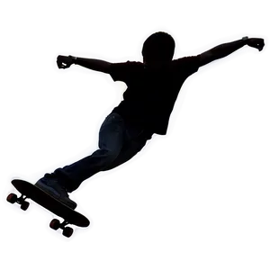 Skateboarding Silhouette Png Nmk PNG Image