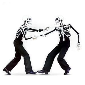 Skeleton Swing Dancing Png Fmm PNG Image