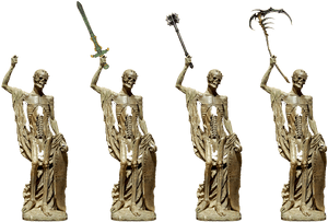 Skeleton, Isolated, Weird, Scary, Creepy, Horror - Creepy Statue Png, Transparent Png PNG image with transparent background