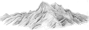 Collection Of Free Mountains Plain Download On - Mountain Range Sketch PNG image with transparent background