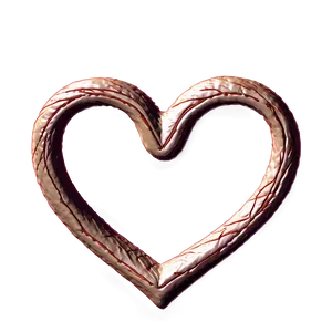 Sketched Heart Design Png Cri PNG Image