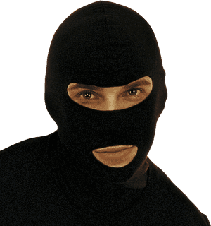 Transparent Ski Mask Png - Noir Cagoule, Png Download PNG with transparent background