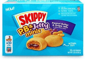 Skippy Peanut Butter And Jelly Minis, HD Png Download PNG with transparent background