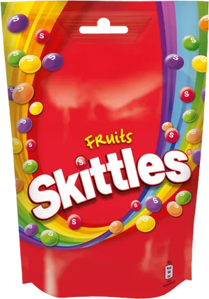 Skittles Fruits Flavor Package PNG Image