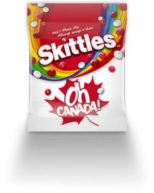 Skittles Oh Canada Edition Package PNG Image