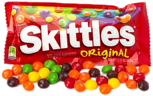 Skittles Original Candy Package PNG Image