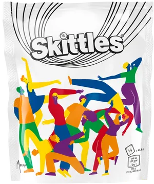 Skittles Package Artwork PNG Image