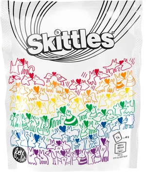 Skittles Package Artwork PNG Image