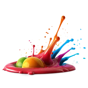 Skittles Rainbow Splash Png 06282024 PNG Image