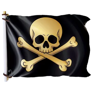 Skull And Bones Pirate Flag Png 06122024 PNG Image