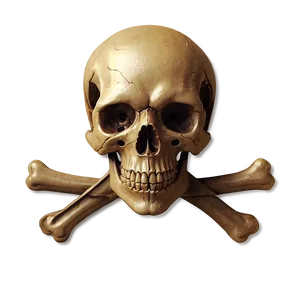 Skull And Crossbones Outline Png Pir PNG Image