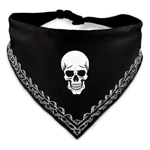 Skull Black Bandana Png 06122024 PNG Image