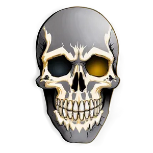 Skull Face Illustration Png 64 PNG Image