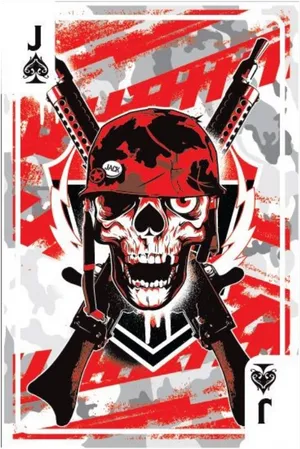 Skull Jack Playing Card PNG Image