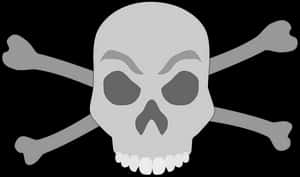 Skull_and_ Crossbones_ Graphic PNG image with transparent background