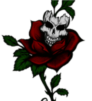 Free Rose Tattoo Clipart - Rose Tattoo Png Transparent, Png Download PNG image with transparent background