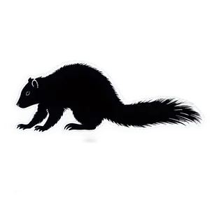 Skunk Silhouette Graphic Png Ylh PNG Image