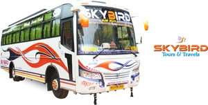 Skybird Tour Bus Travel Service PNG Image