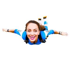 Skydiving Smile Png Djh PNG Image