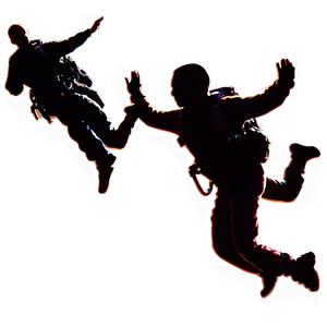 Skydiving Sunset Silhouette Png 19 PNG Image