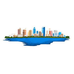 Skyline from Above PNG 06202024 PNG with transparent background