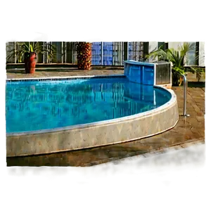 Skyline View Swimming Pool Png Kob74 PNG Image