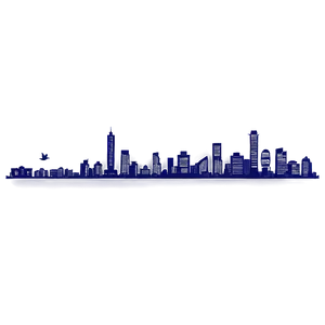 Skyline With Birds Png Rxu47 PNG Image