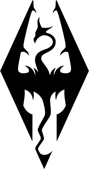 Skyrim Logo Icon PNG Image