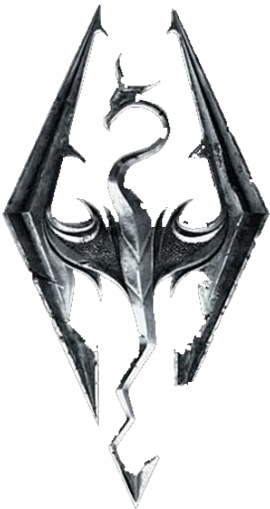 Skyrim Logo Transparent Background PNG Image