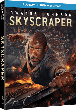 Skyscraper Blu-ray Combo Pack Cover - Cover Blu Ray Skyscraper, HD Png Download PNG image with transparent background