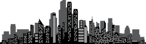 Skyscraper Clipart Transparent - Cityscape Clipart Transparent, HD Png Download PNG image with transparent background