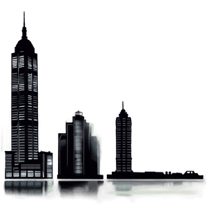 Skyscraper Silhouette Graphic PNG vti21 PNG