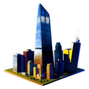 Skyscraper Silhouette PNG gcc PNG image with transparent background