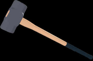 Sledgehammer Tool Graphic PNG