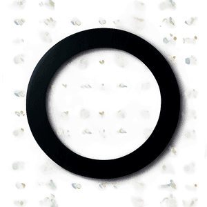 Sleek Black Circle PNG kej PNG