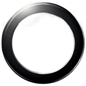 Sleek Black Circle PNG mju70 PNG