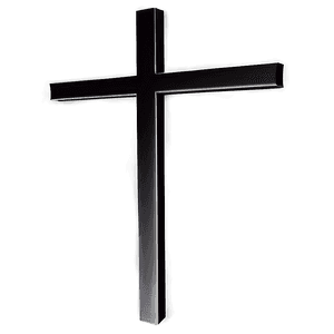 Sleek Black Cross Design PNG 38 PNG image with transparent background