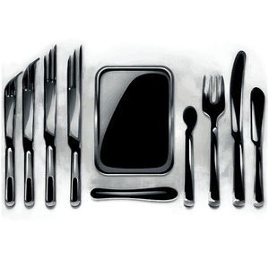 Sleek Black Rectangle Icon PNG mld33 PNG